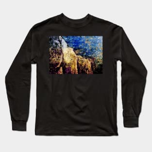 Cliff (digital abstract) Long Sleeve T-Shirt